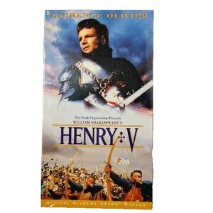 Henry V VHS 1944 Movie Robert Newton War Historical Action Color